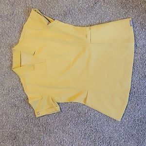 Figs Light Gold Inala Slim Top